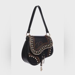 Bratz x Dollskill faux leather saddle bag